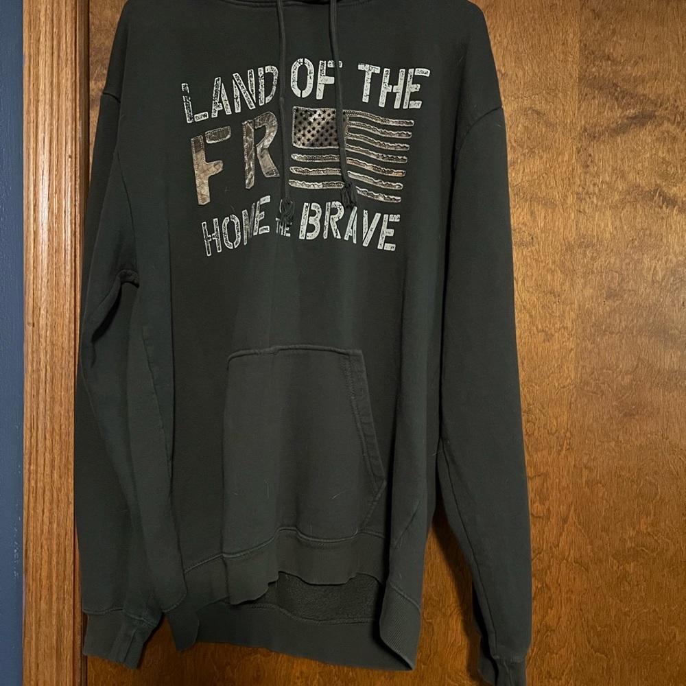 Men's Green Graphic Hoodie